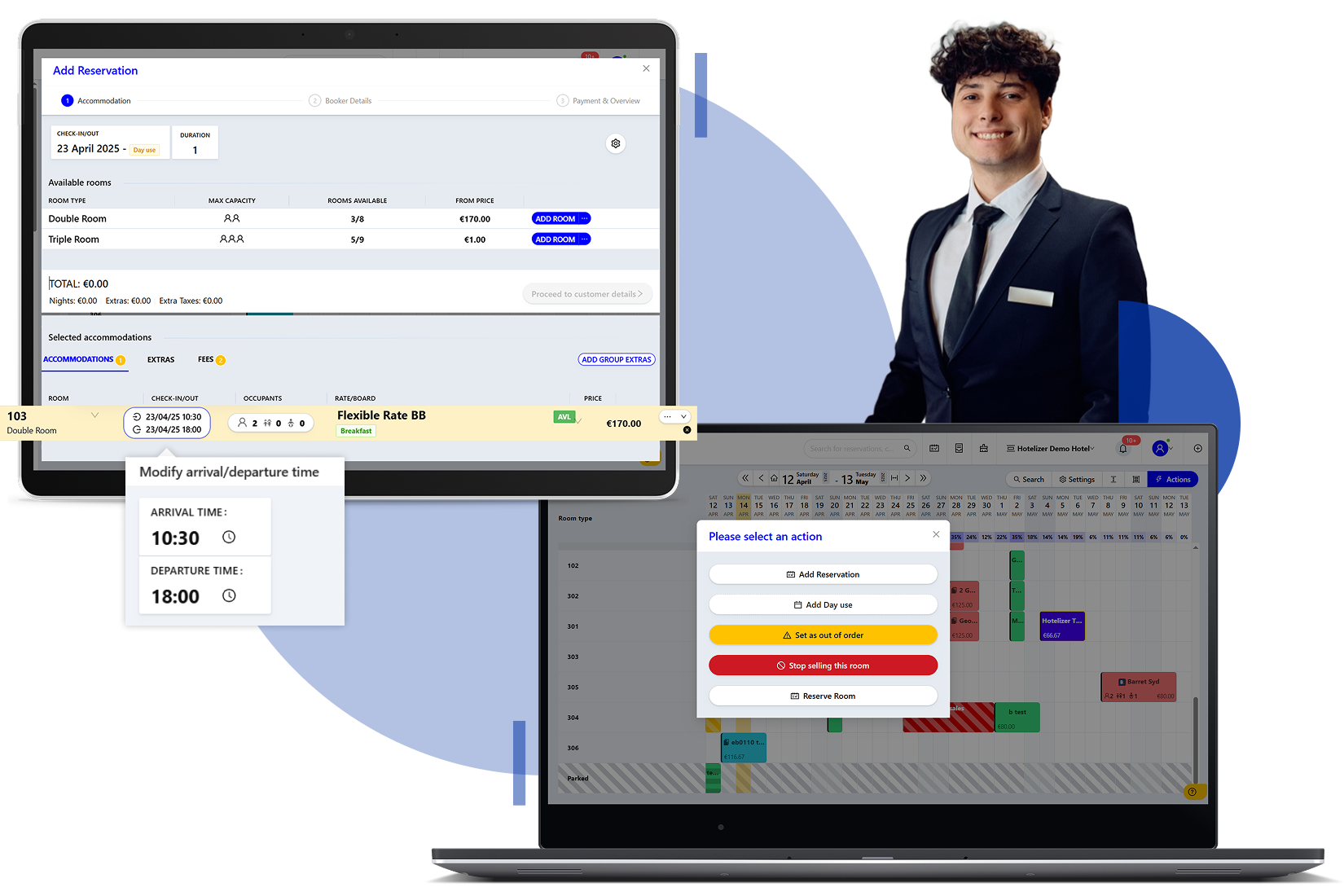 Hotelizer Day Use bookings