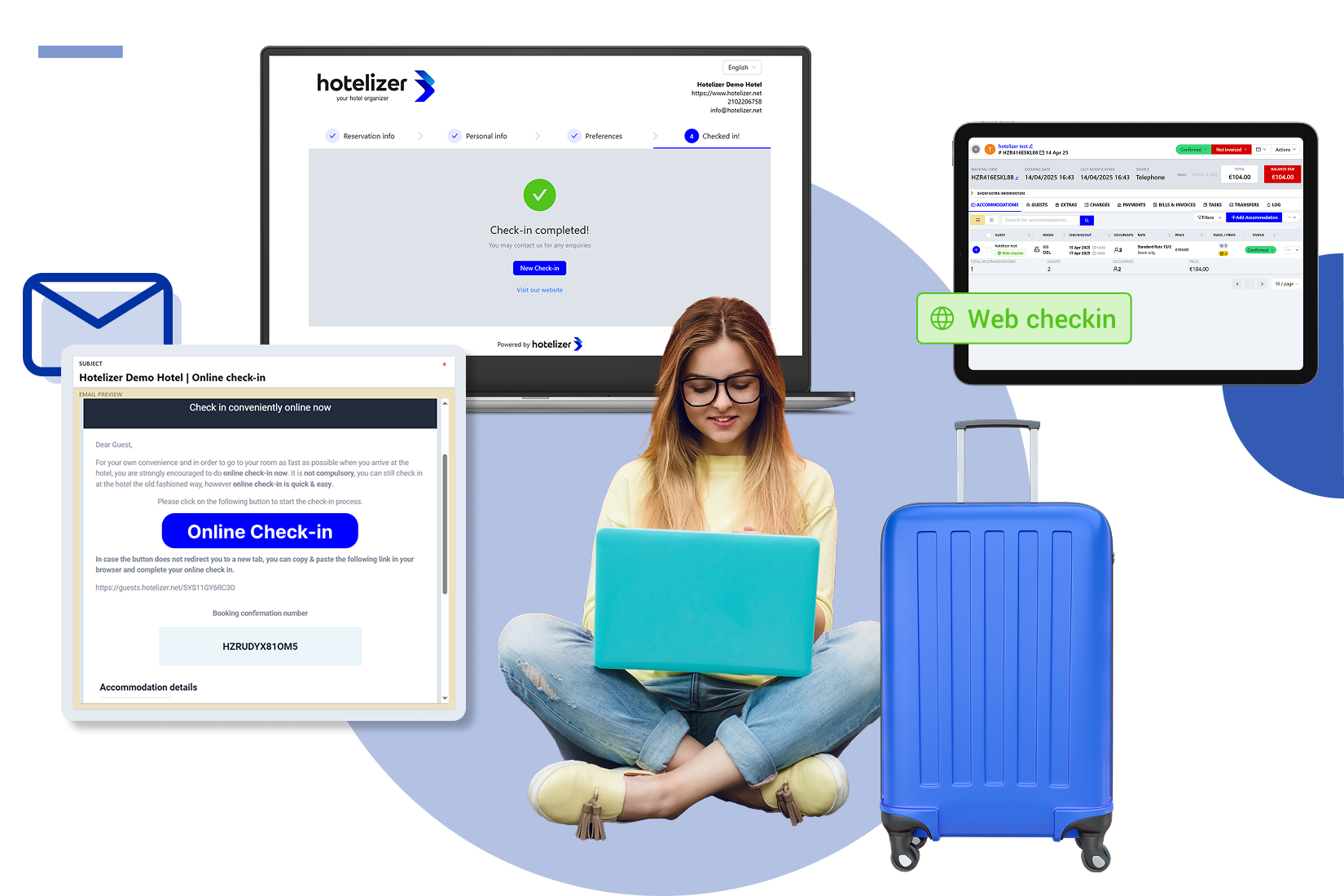 Hotelizer online check-in